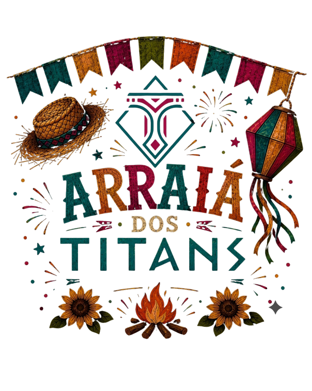 Logo da Festa Julina CF Titans